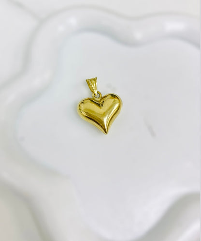 Dije de corazón de 10 k
