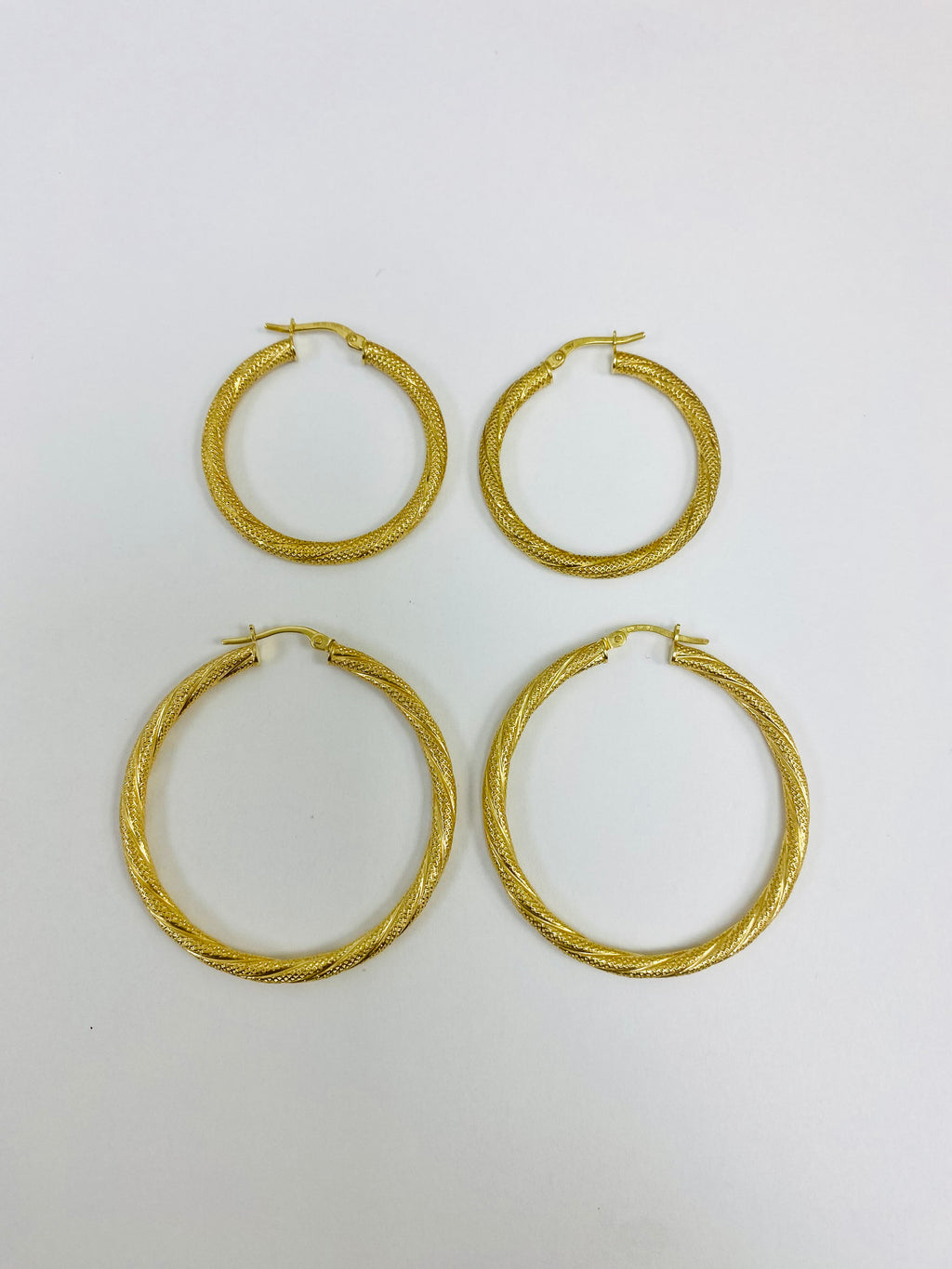 Argollas 10K 2.5mm de grosor