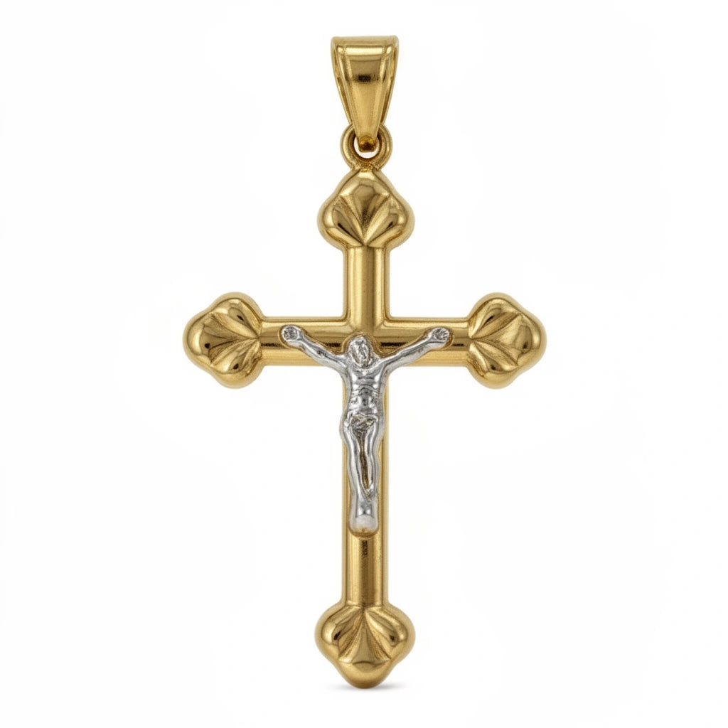 Dije cruz 10k - Pequeño