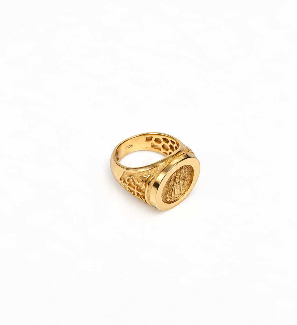 Anillo 10k Virgen de la Caridad