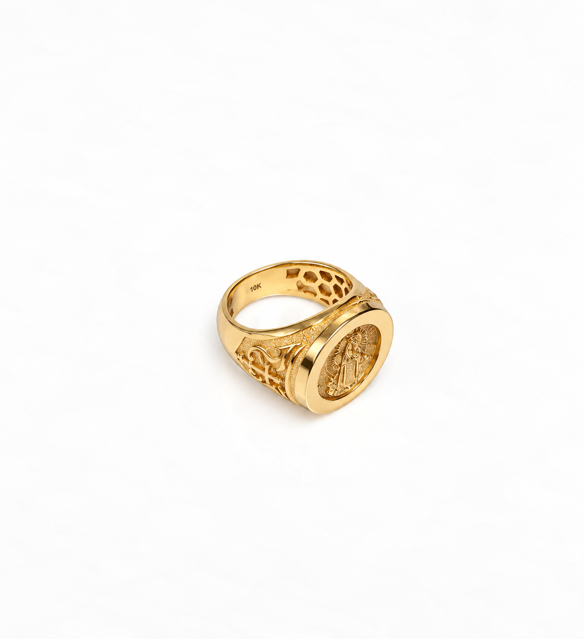 Anillo 10k Virgen de la Caridad