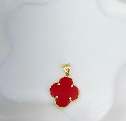 Dije clover grande 14K