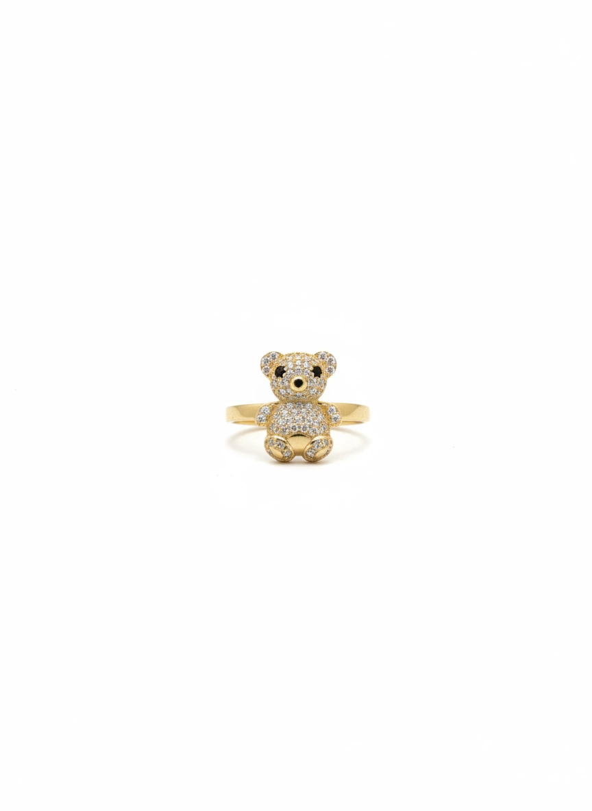 Anillo de oso 14K