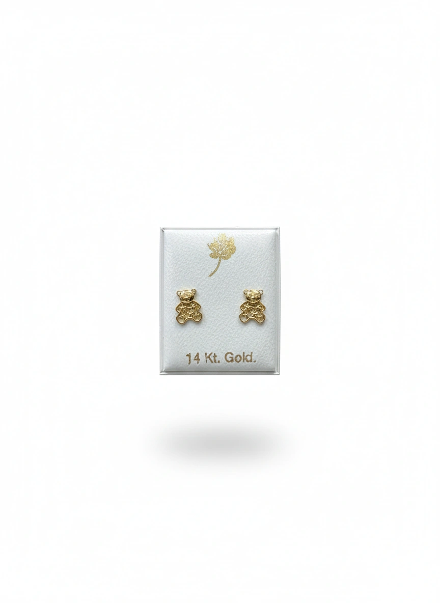 Aretes de oso  14K