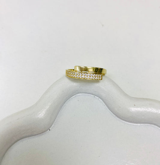 Anillo doble banda 10 K
