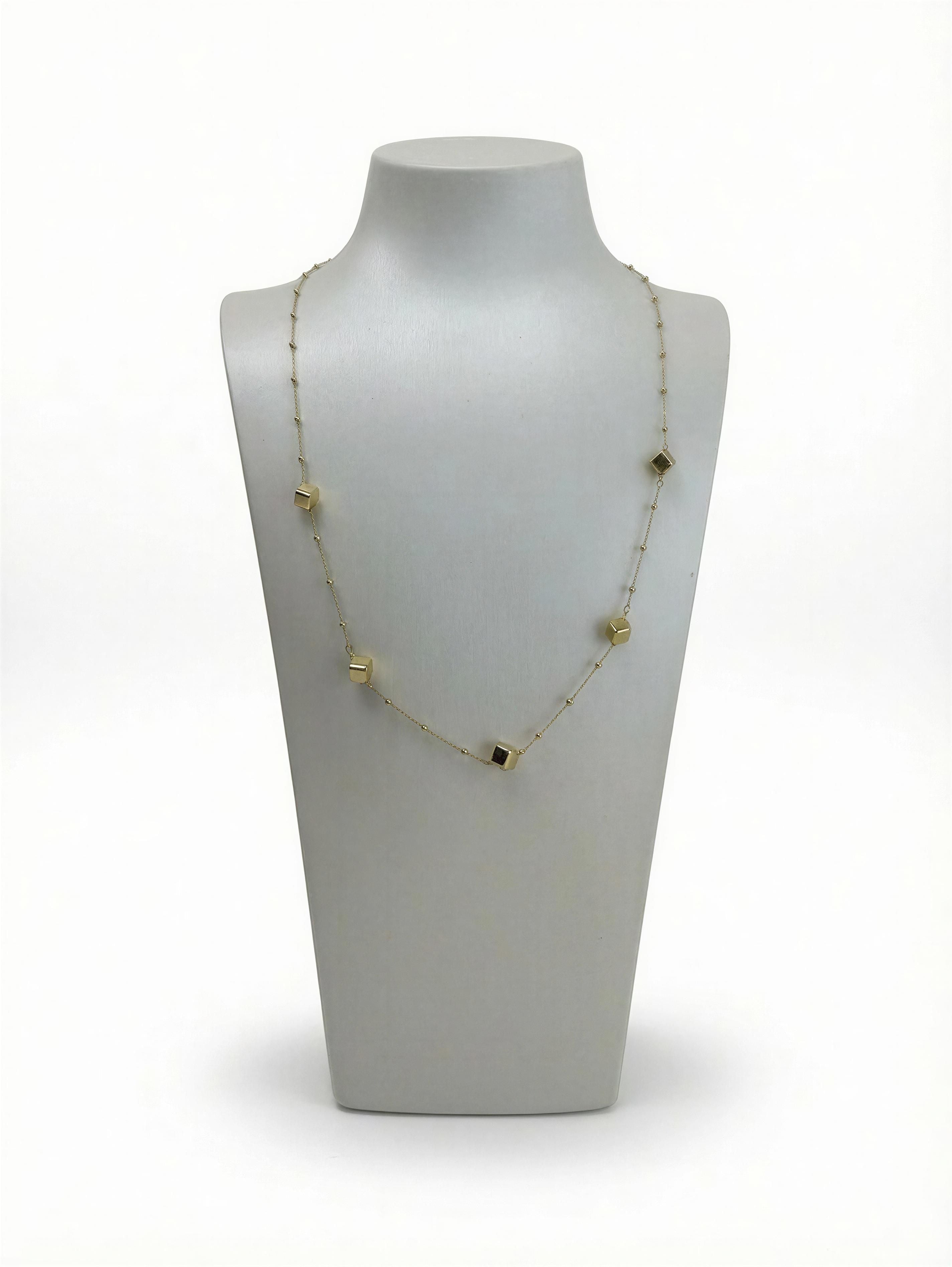 Cadena de balines 14k