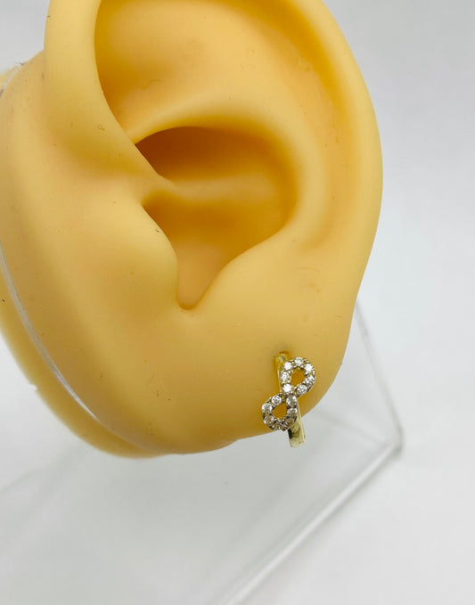Argollas de infinito 14K