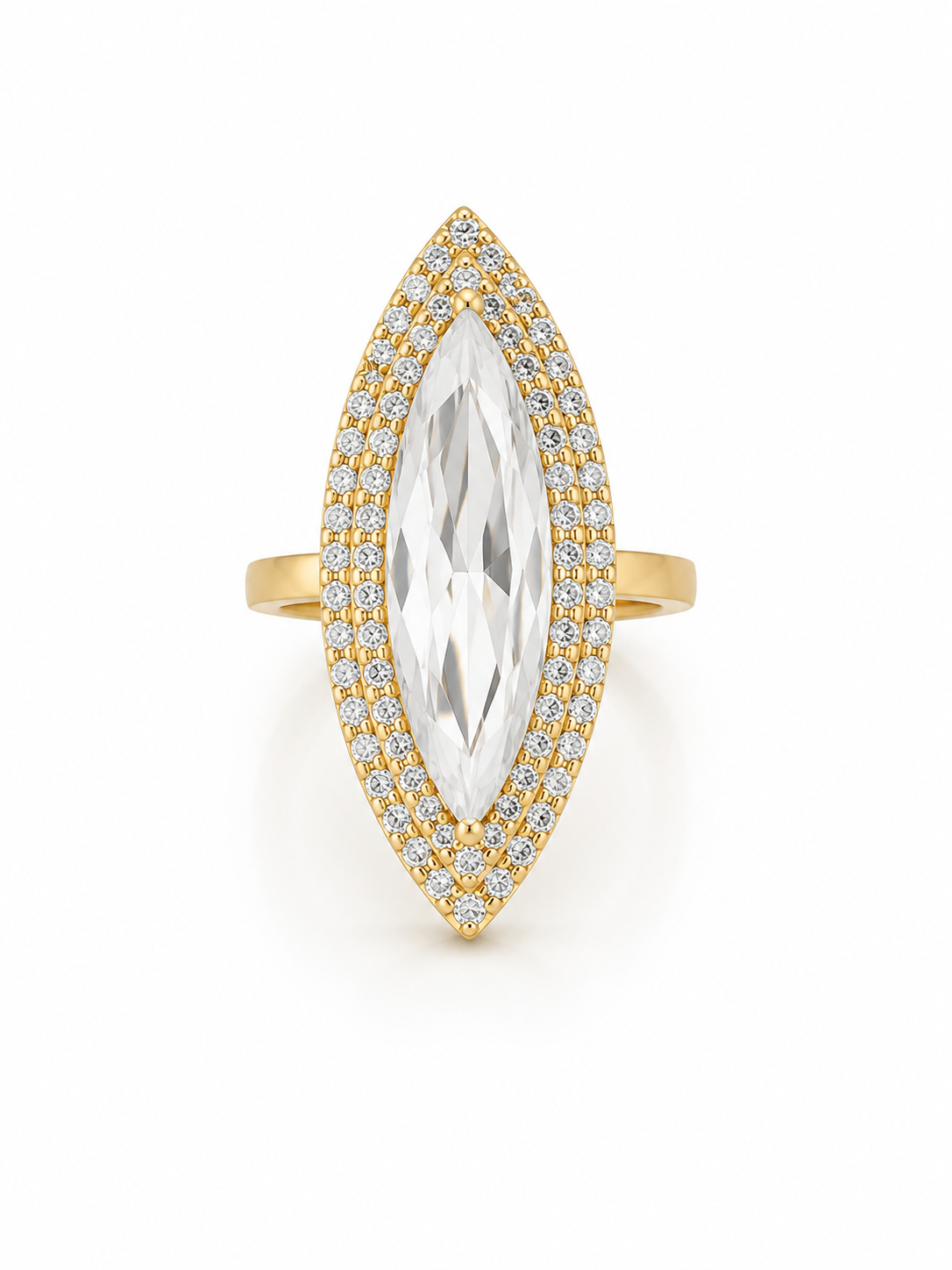 Anillo Almendrado 14k