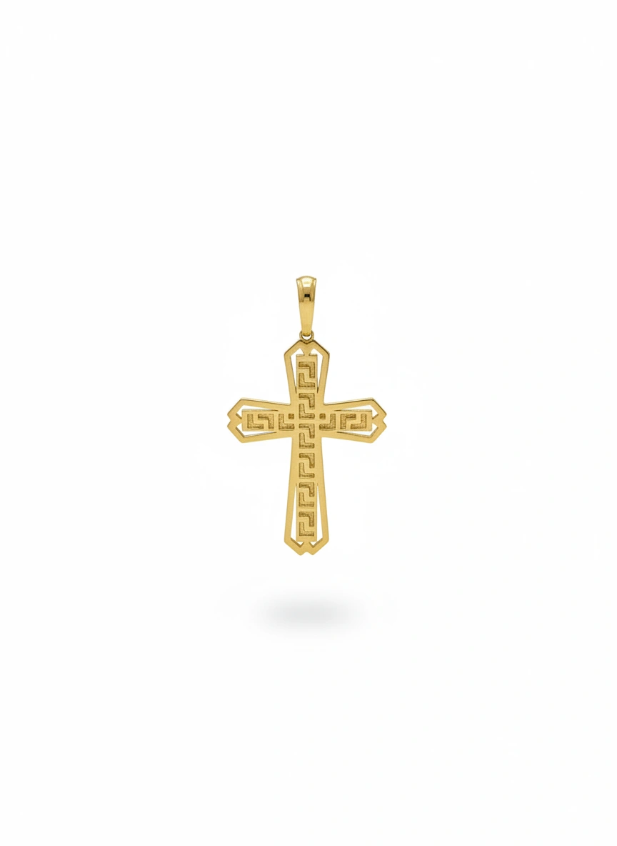 Dije de cruz 14k