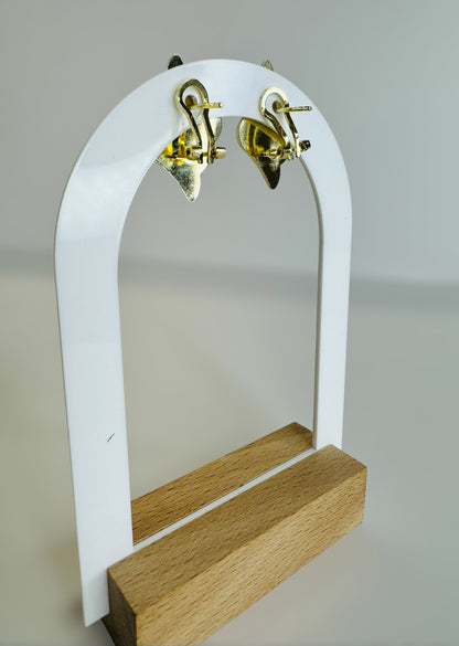 Aretes Omega 14k