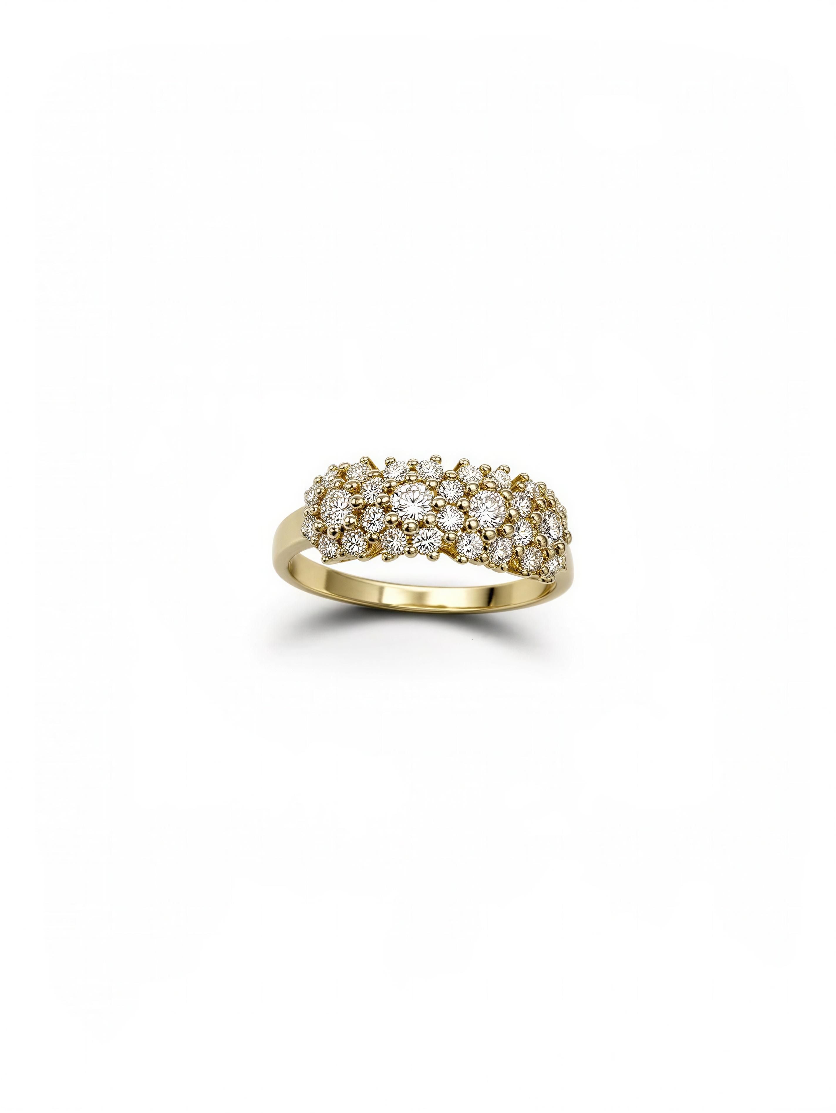 Anillo diamante natural 10k