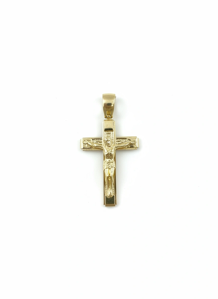 Dije de cruz 14k