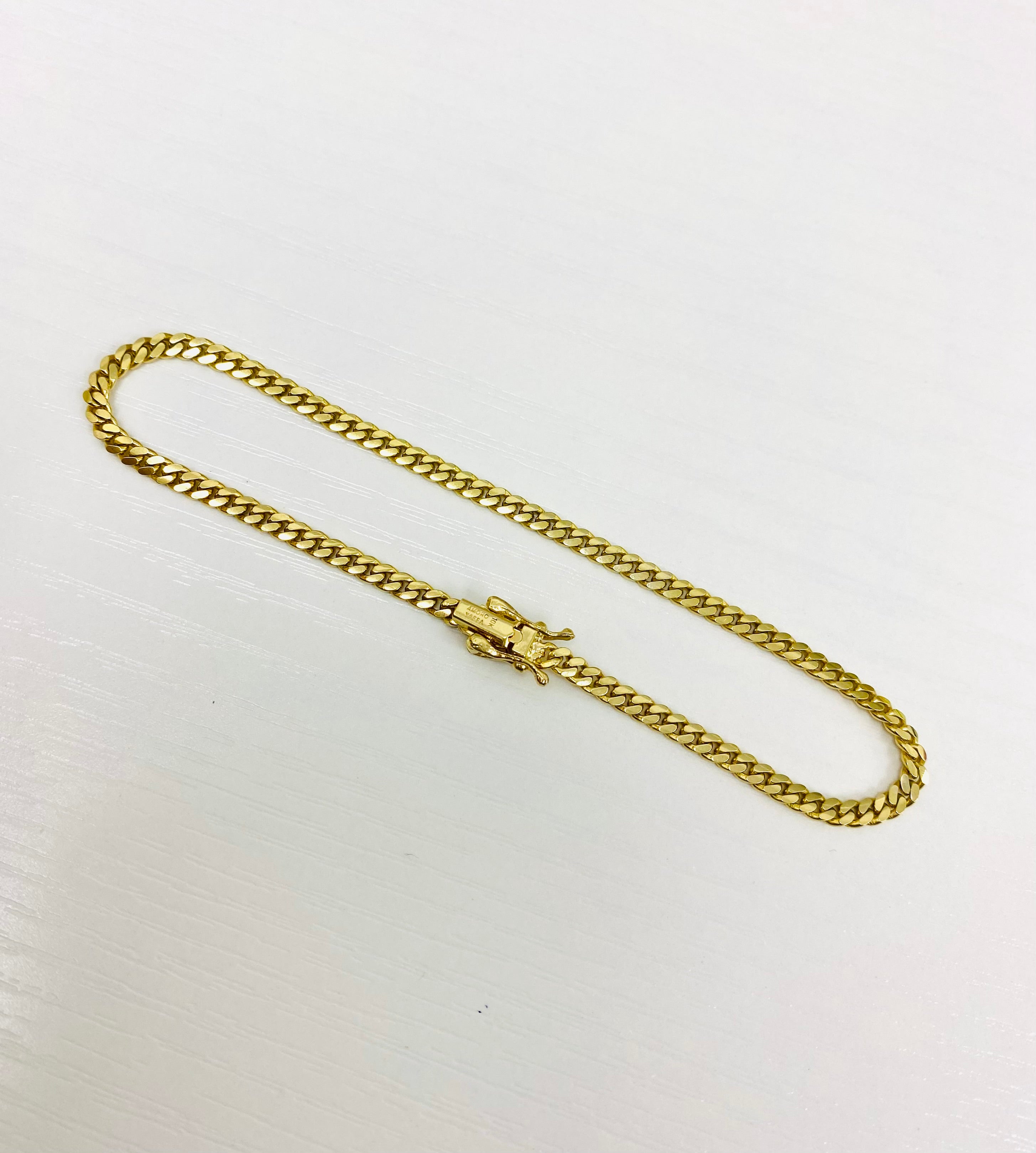 Pulsera Cuban link 14 k