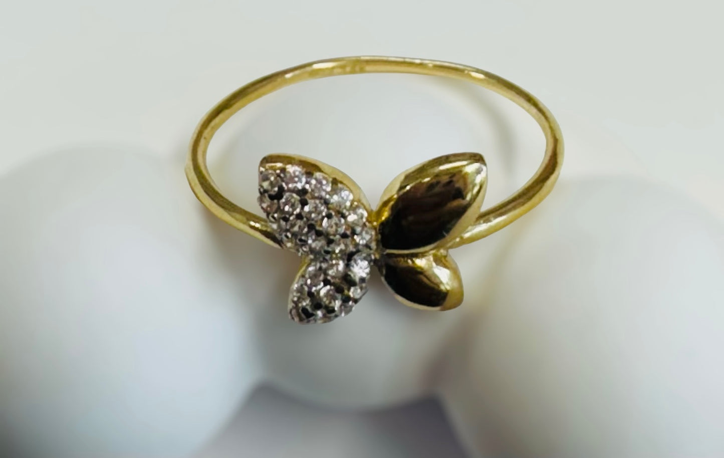 Anillo de mariposa 14k