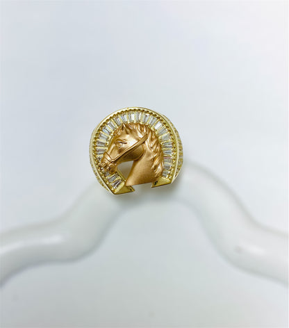 Anillo de caballo 14K