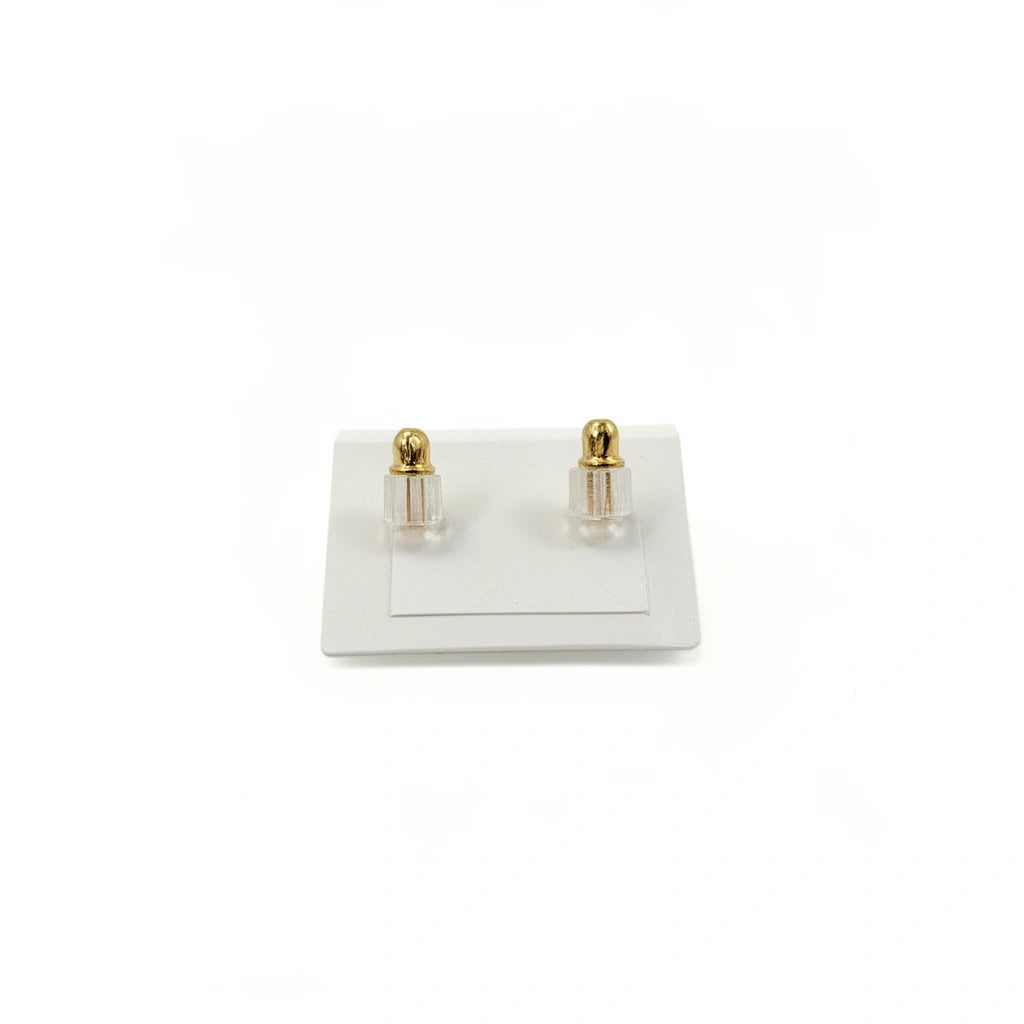 Aretes de corazón 14K