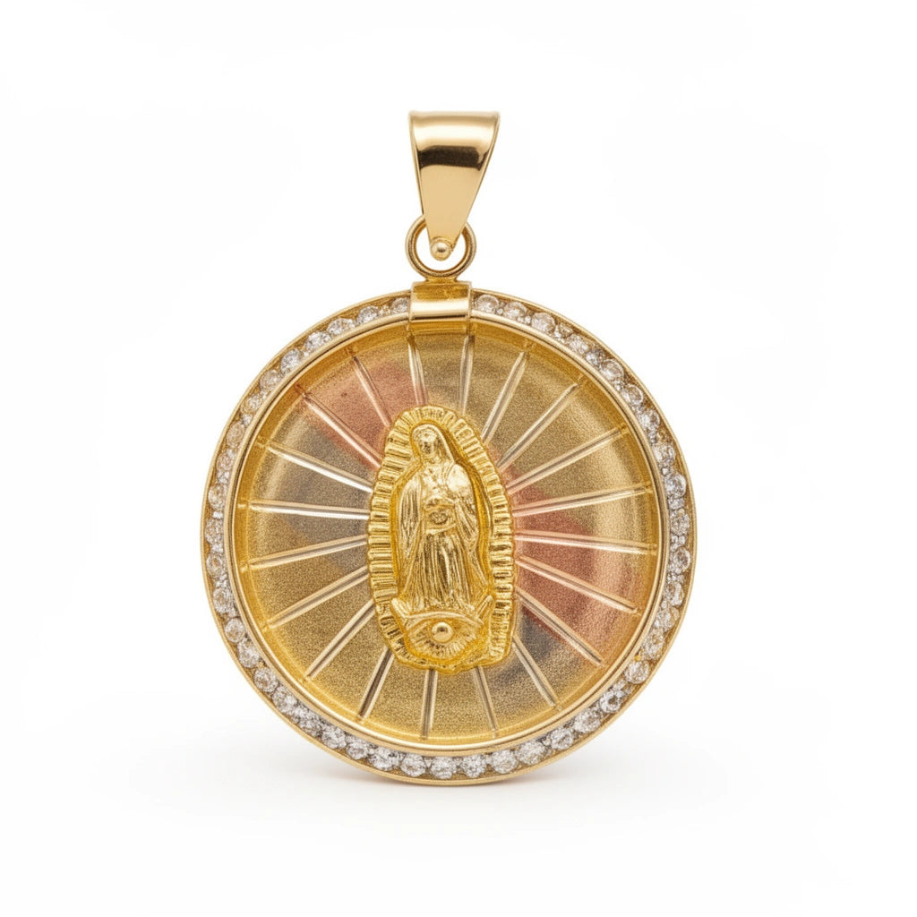Dije de la virgen de Guadalupe 14K
