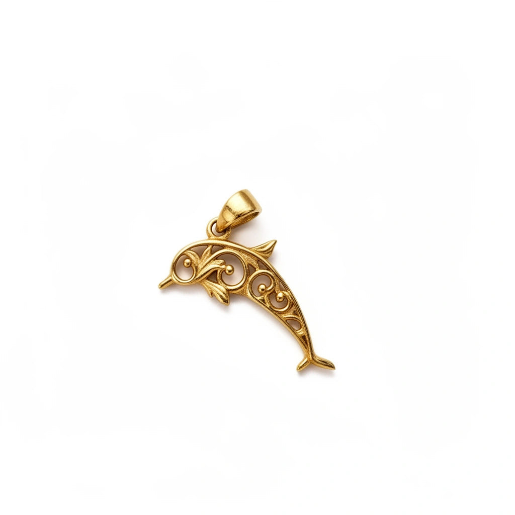 Dije de delfin 14K