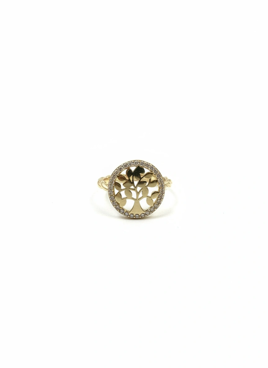 Anillo árbol de la vida 10k