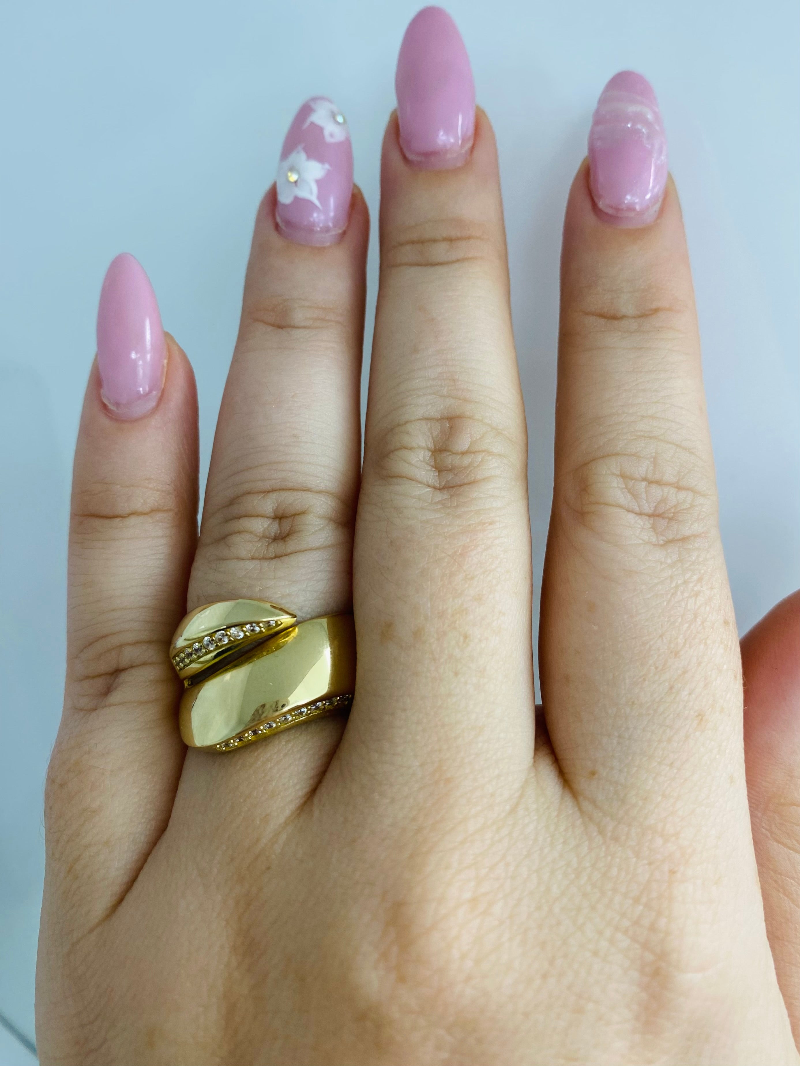 Anillo buchón 10k