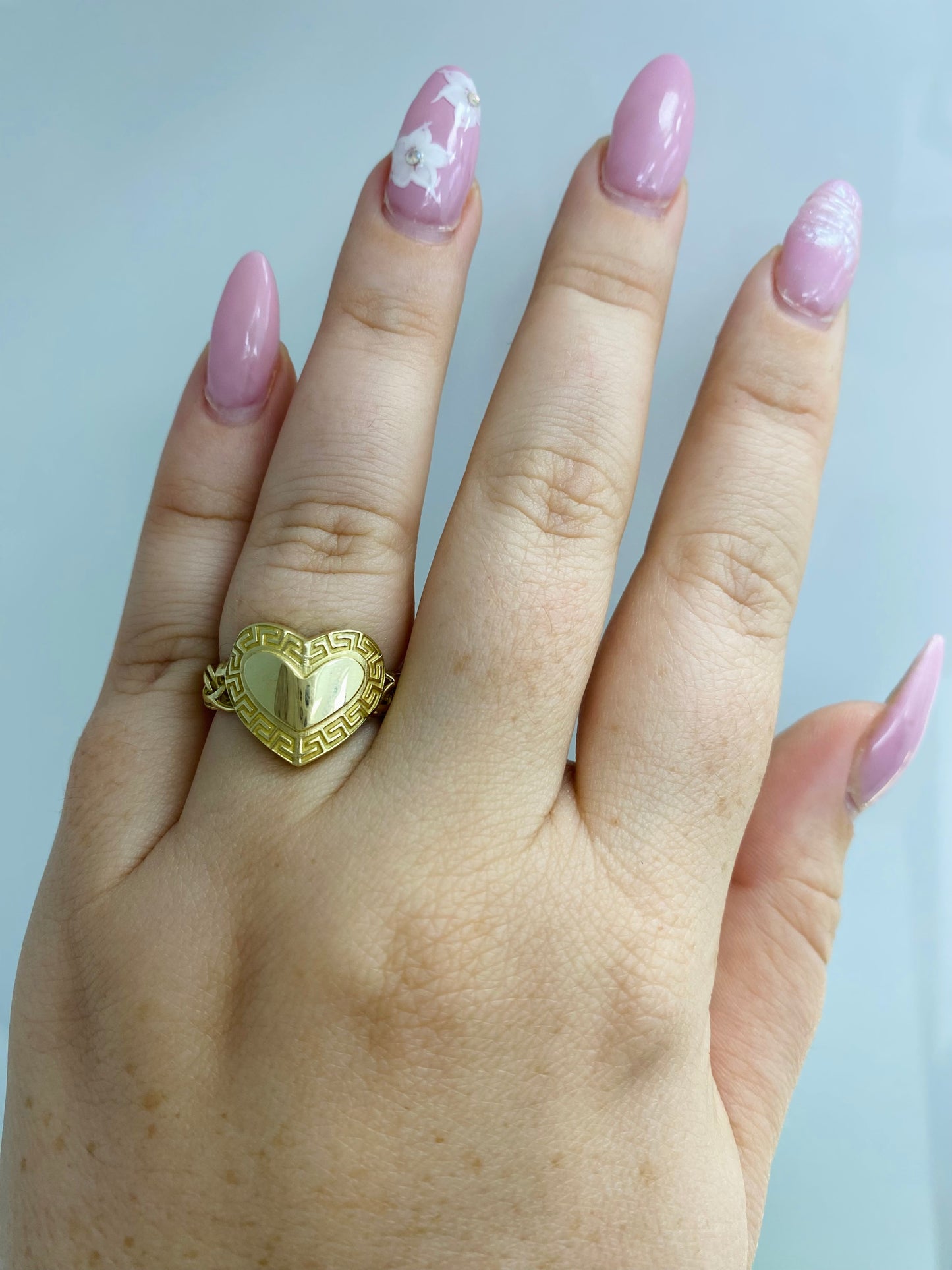 Anillo corazón Versa 10k
