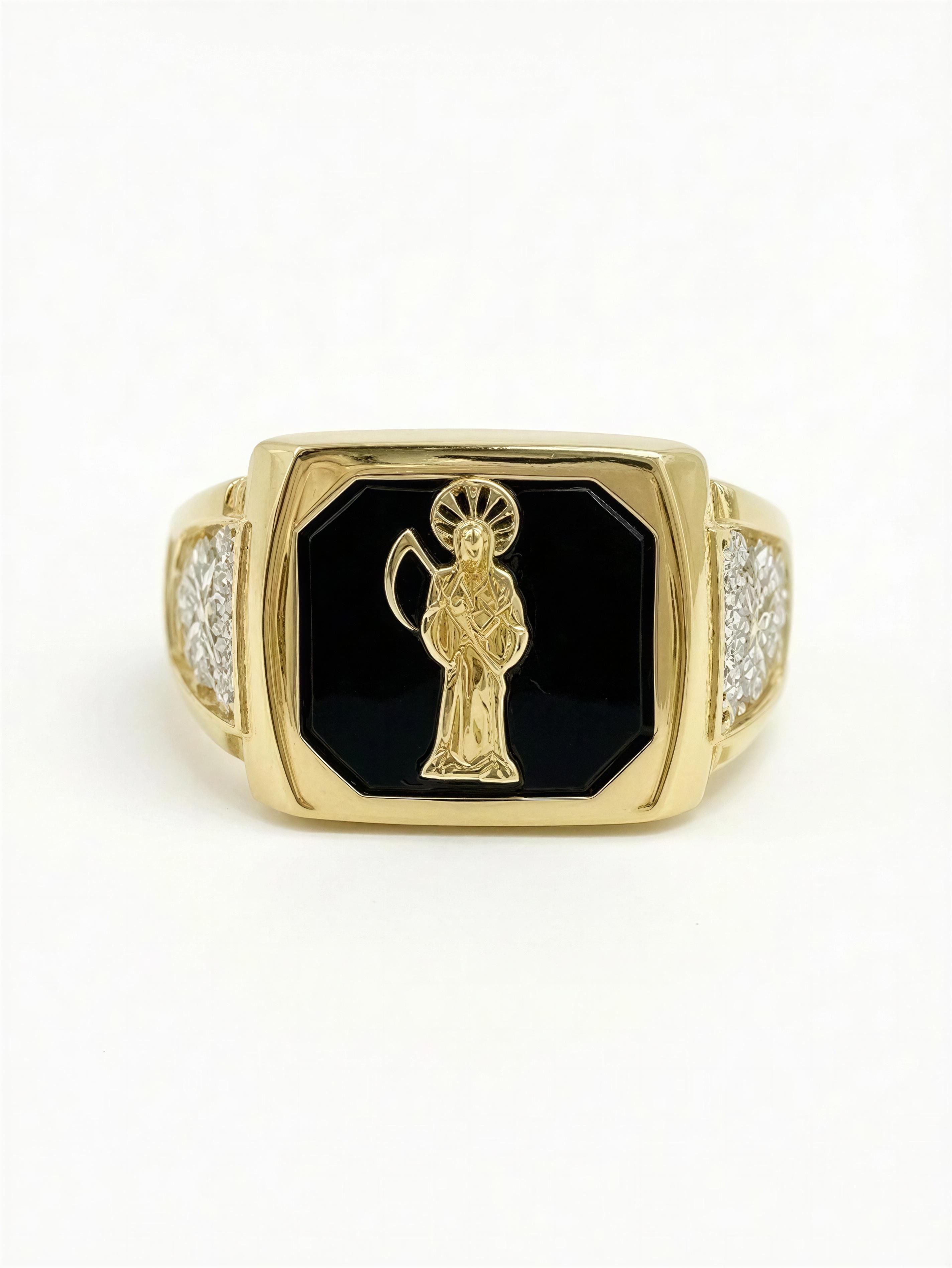 Anillo santa muerte 10k