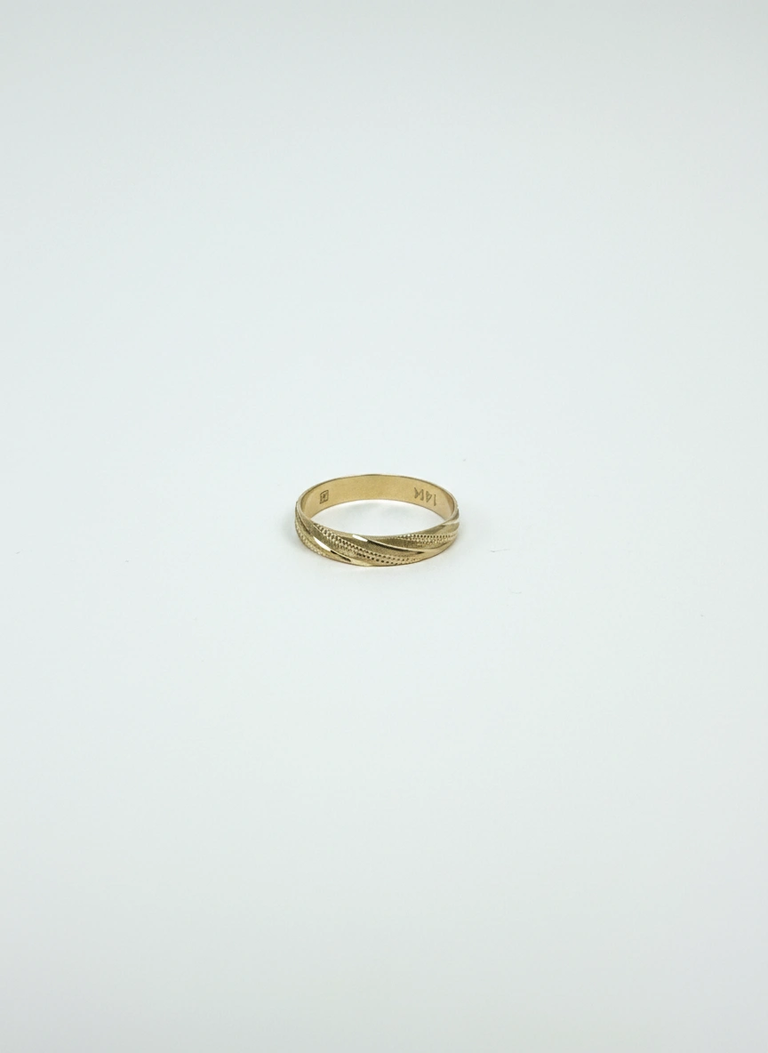 Alianza de hombre 14k