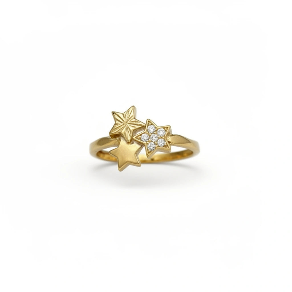 Anillo estrella 10k