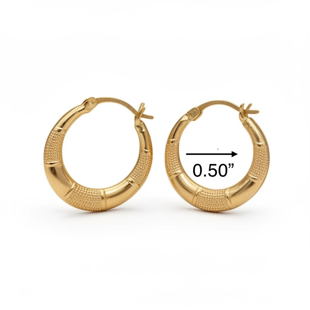 Argollas pequeñas 10k