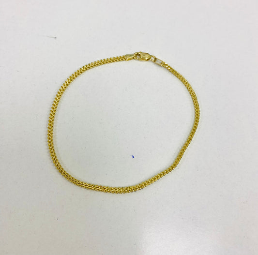 Pulsera franco 10 K