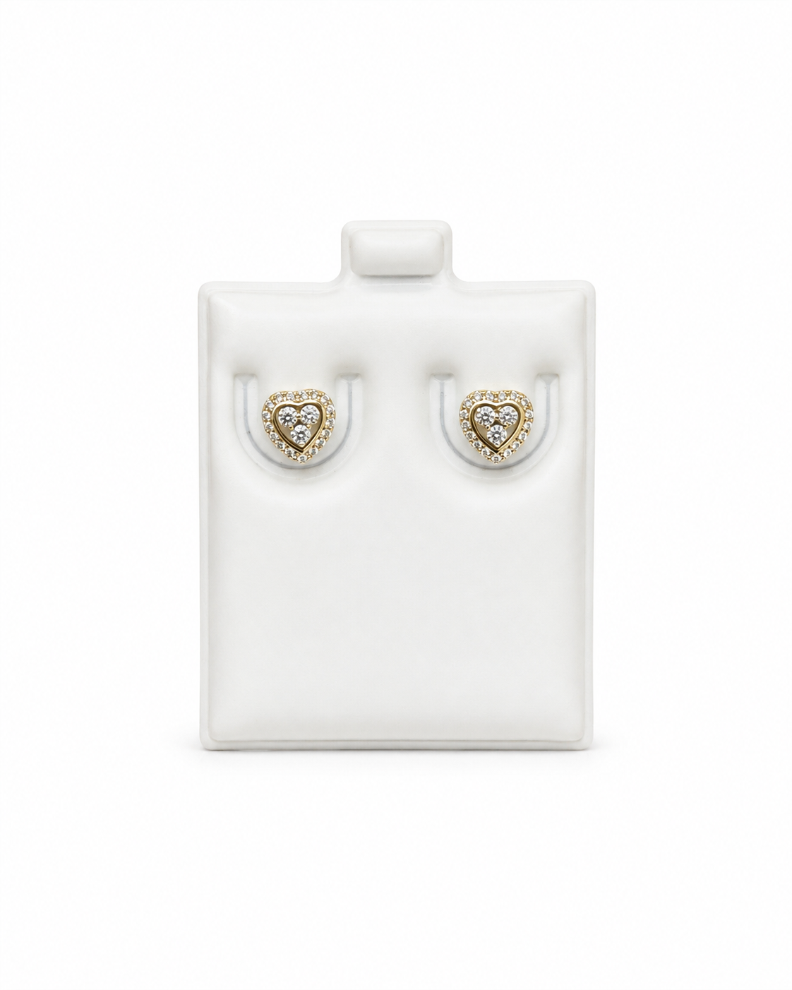Aretes Corazón pequeños 10k