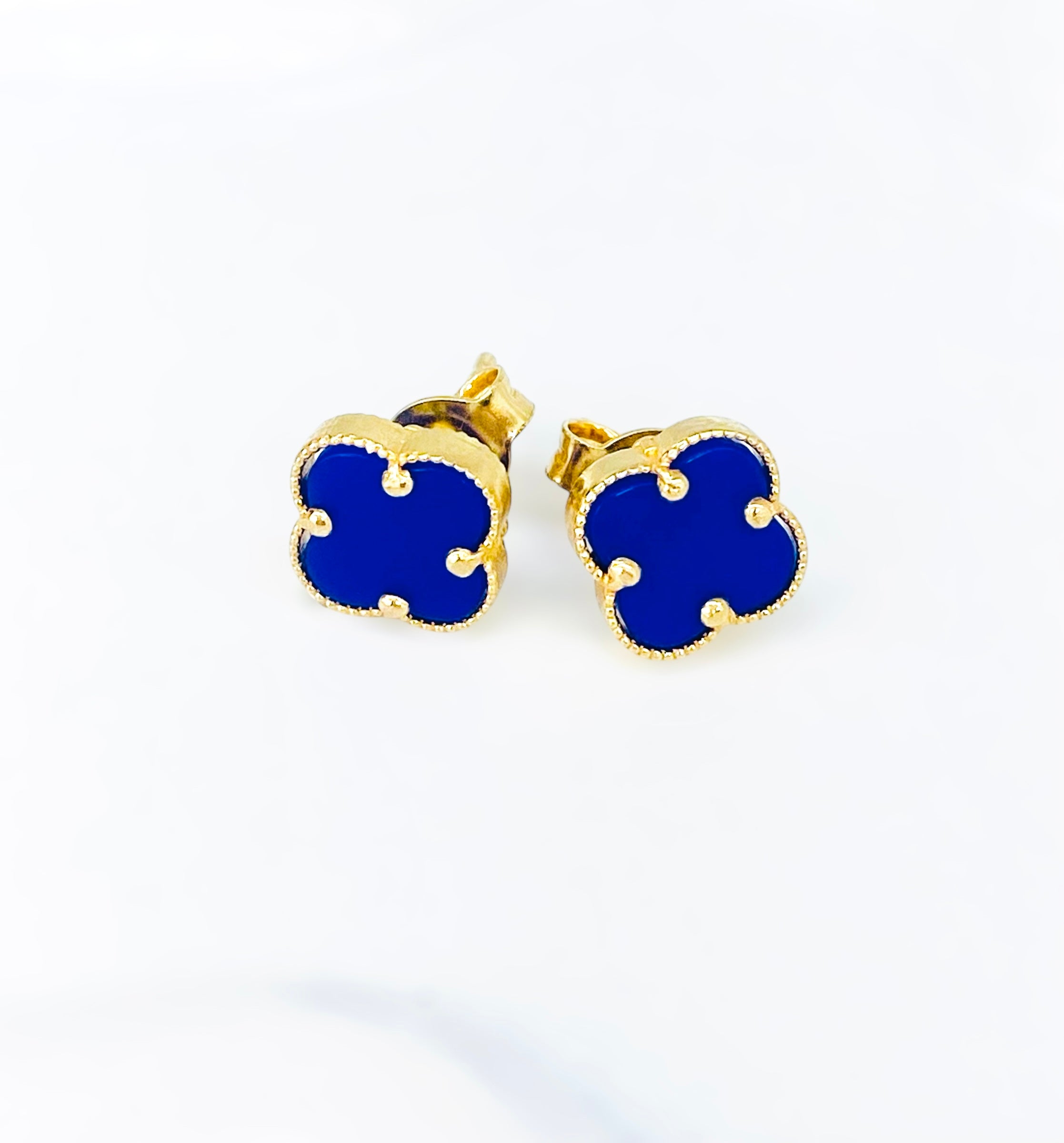 Aretes clover 14k