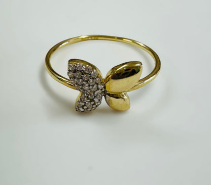 Anillo de mariposa 14k