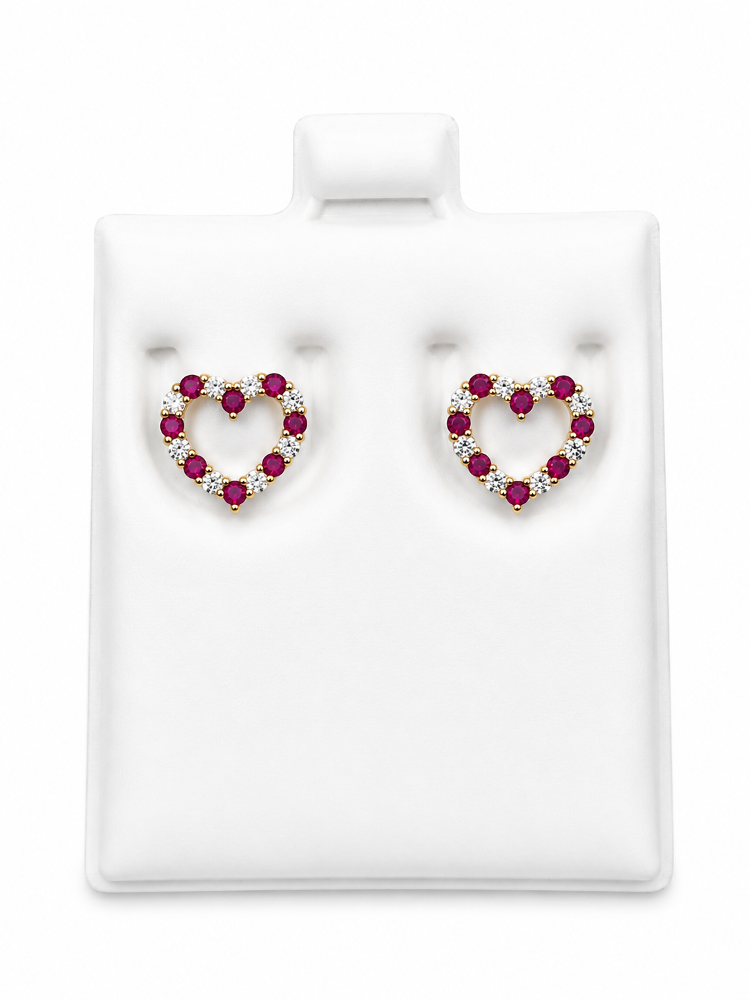 Aretes de Corazón 10k