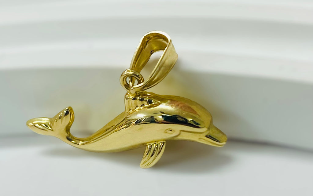 Dije de delfín 14k