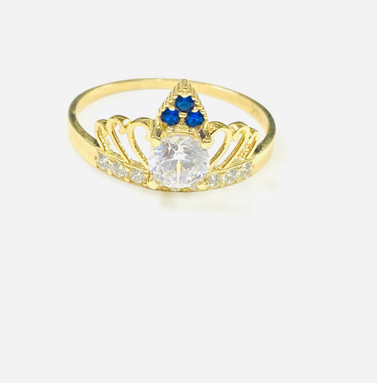 Anillo de corona 14K