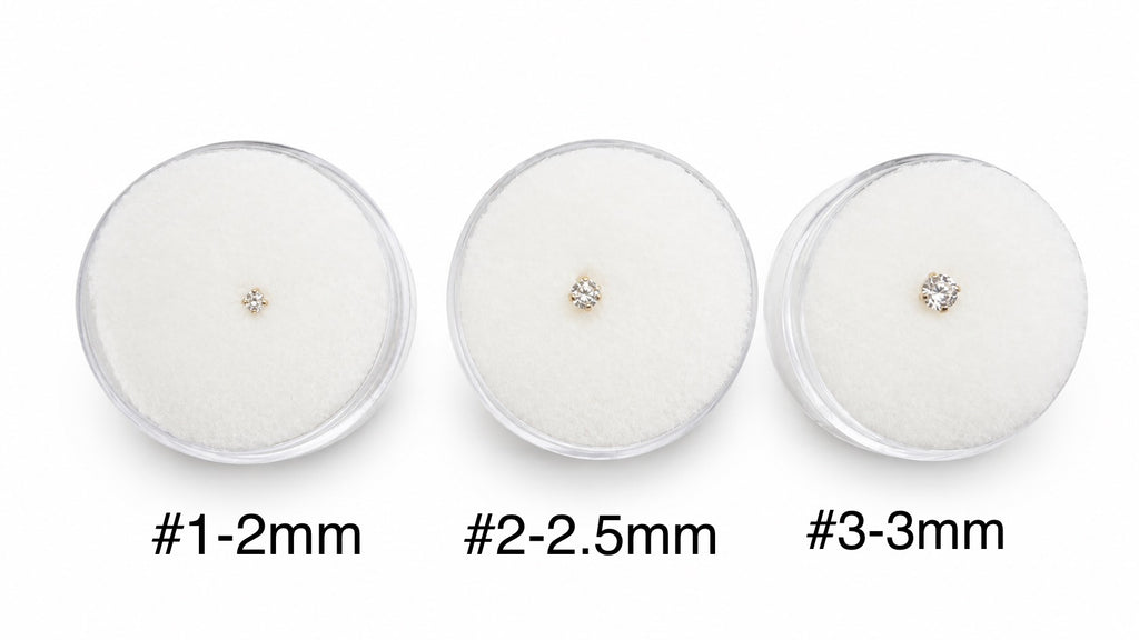 Piercing nariz 14k