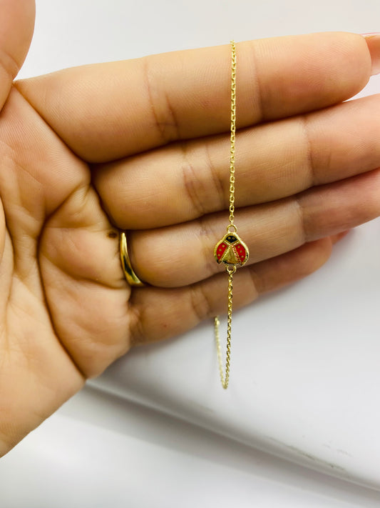 Pulsera 1 lady bug 10k