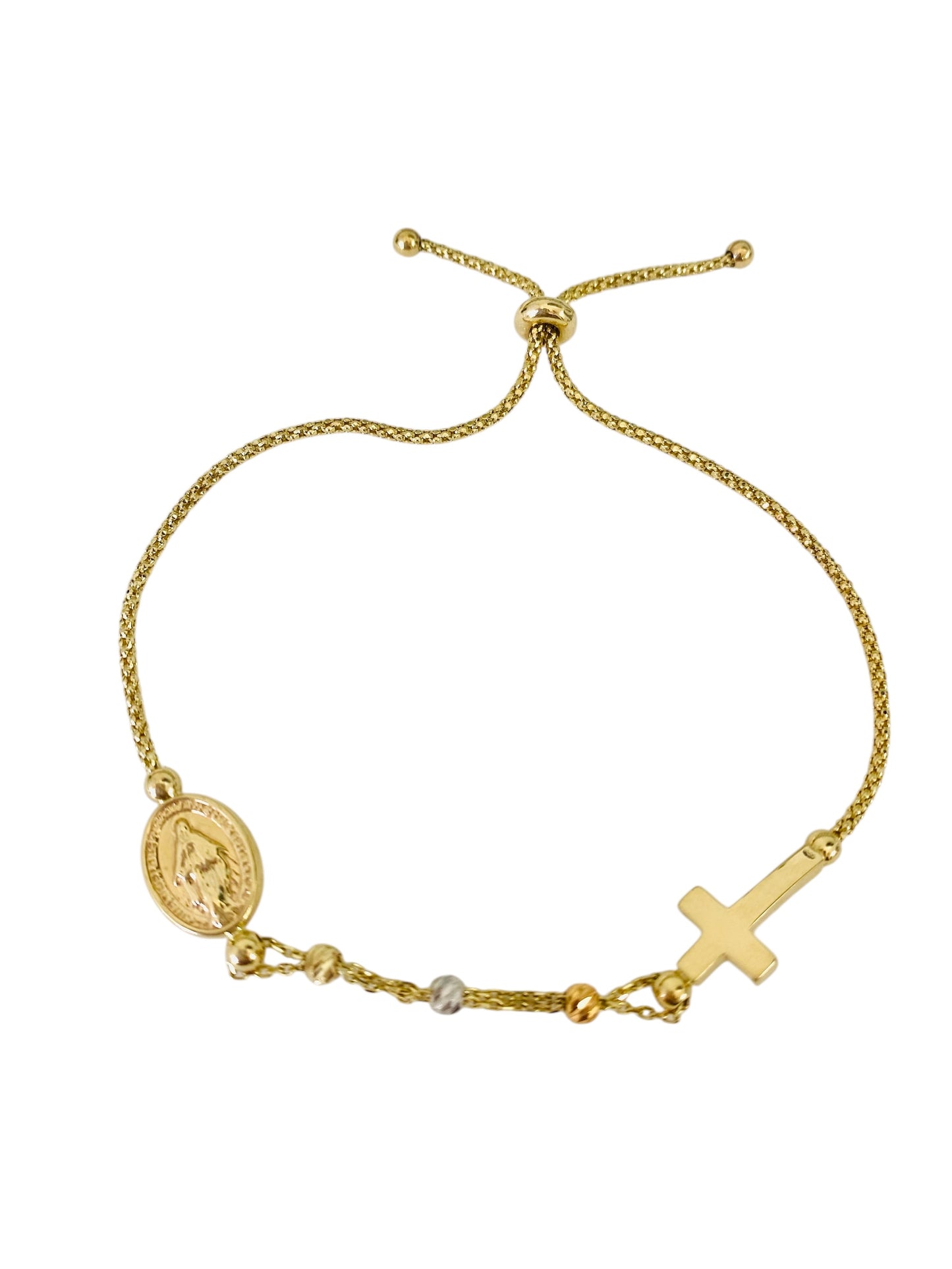 Pulsera de Virgen 14K