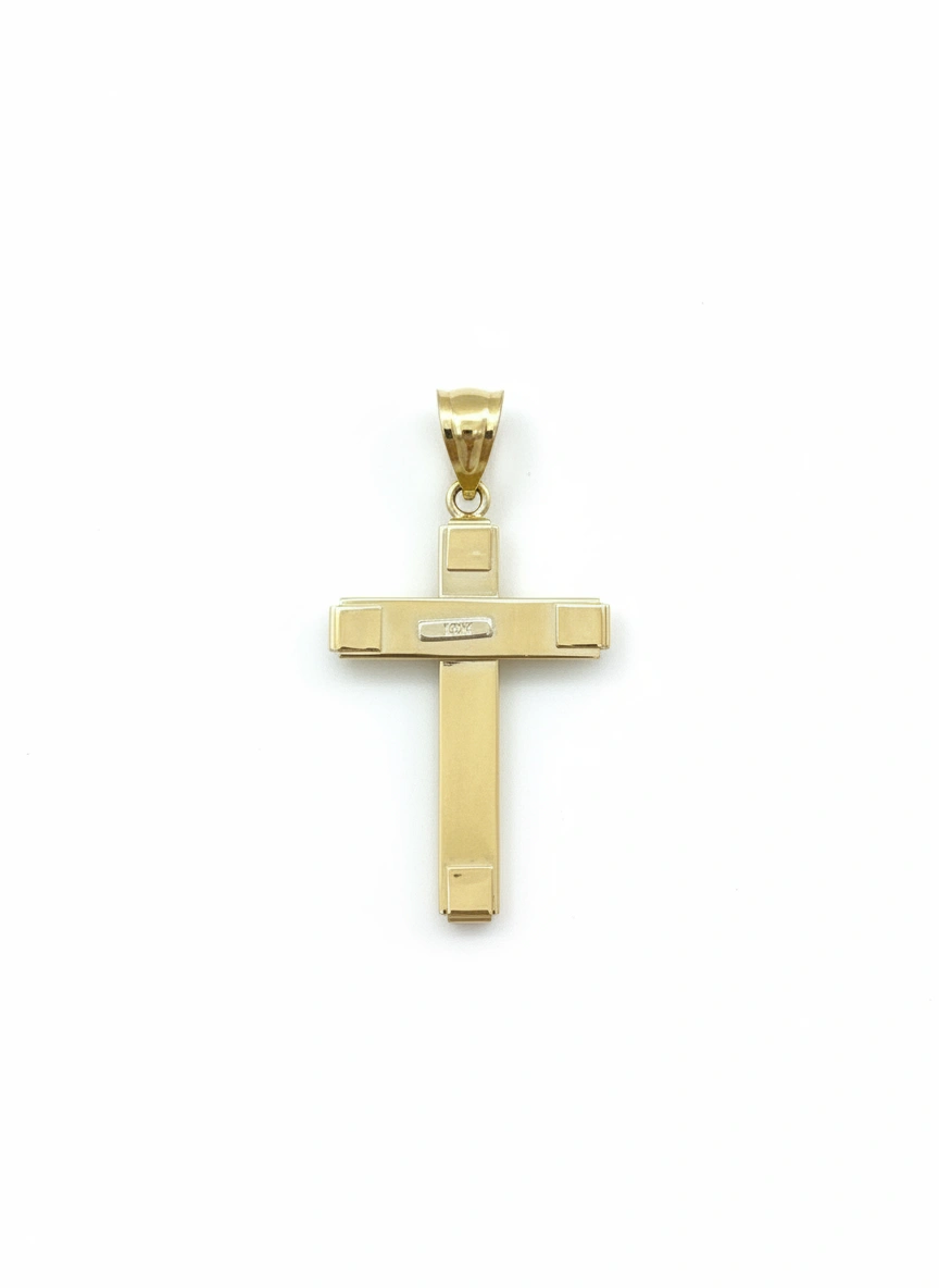 Dije de cruz 14k