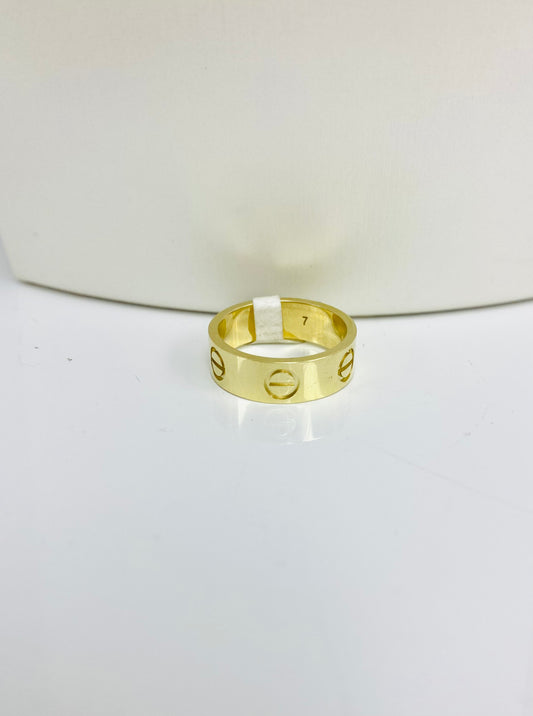 Anillo car sólido 10 K