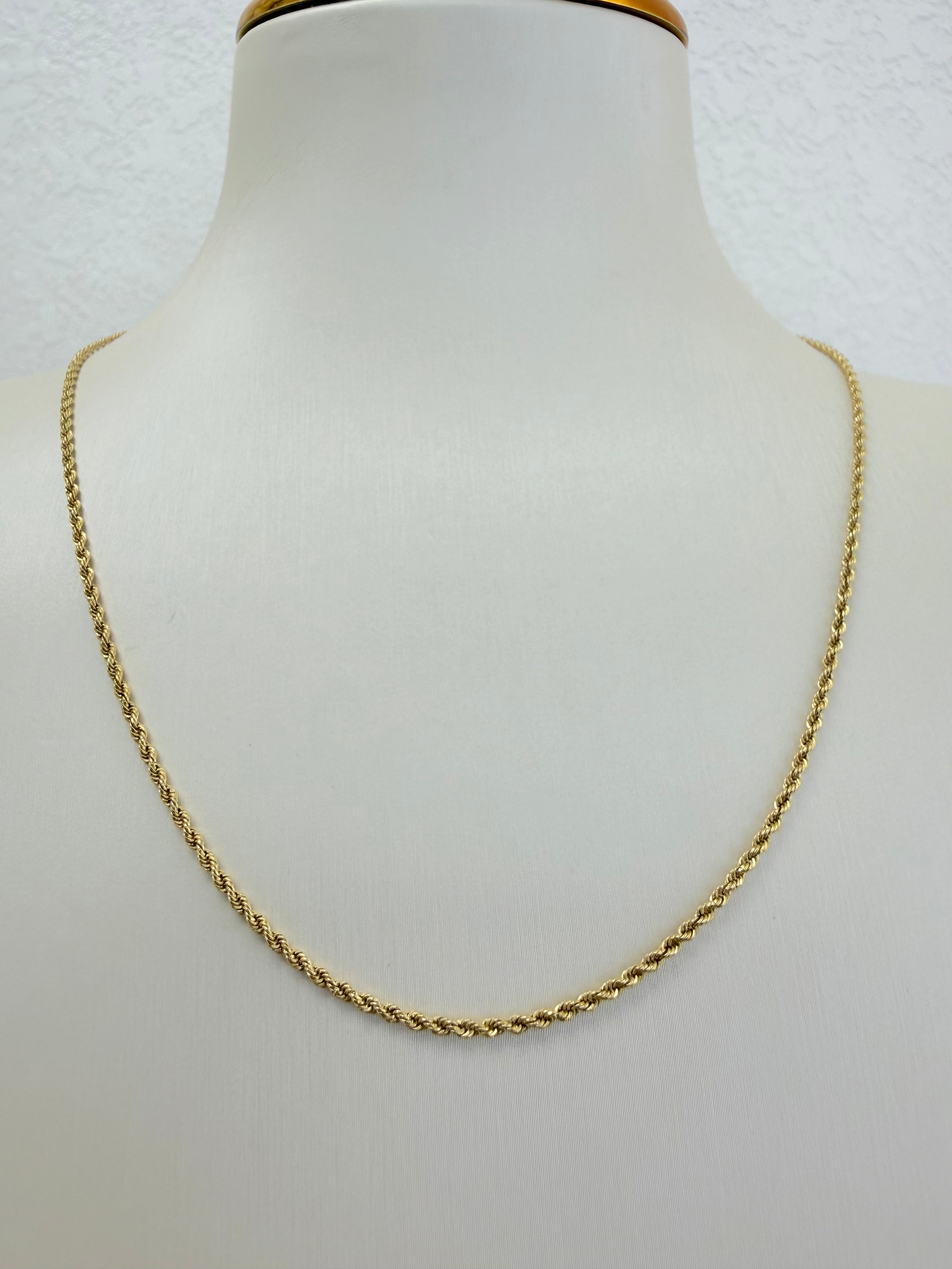 Cadena Torzal 14k