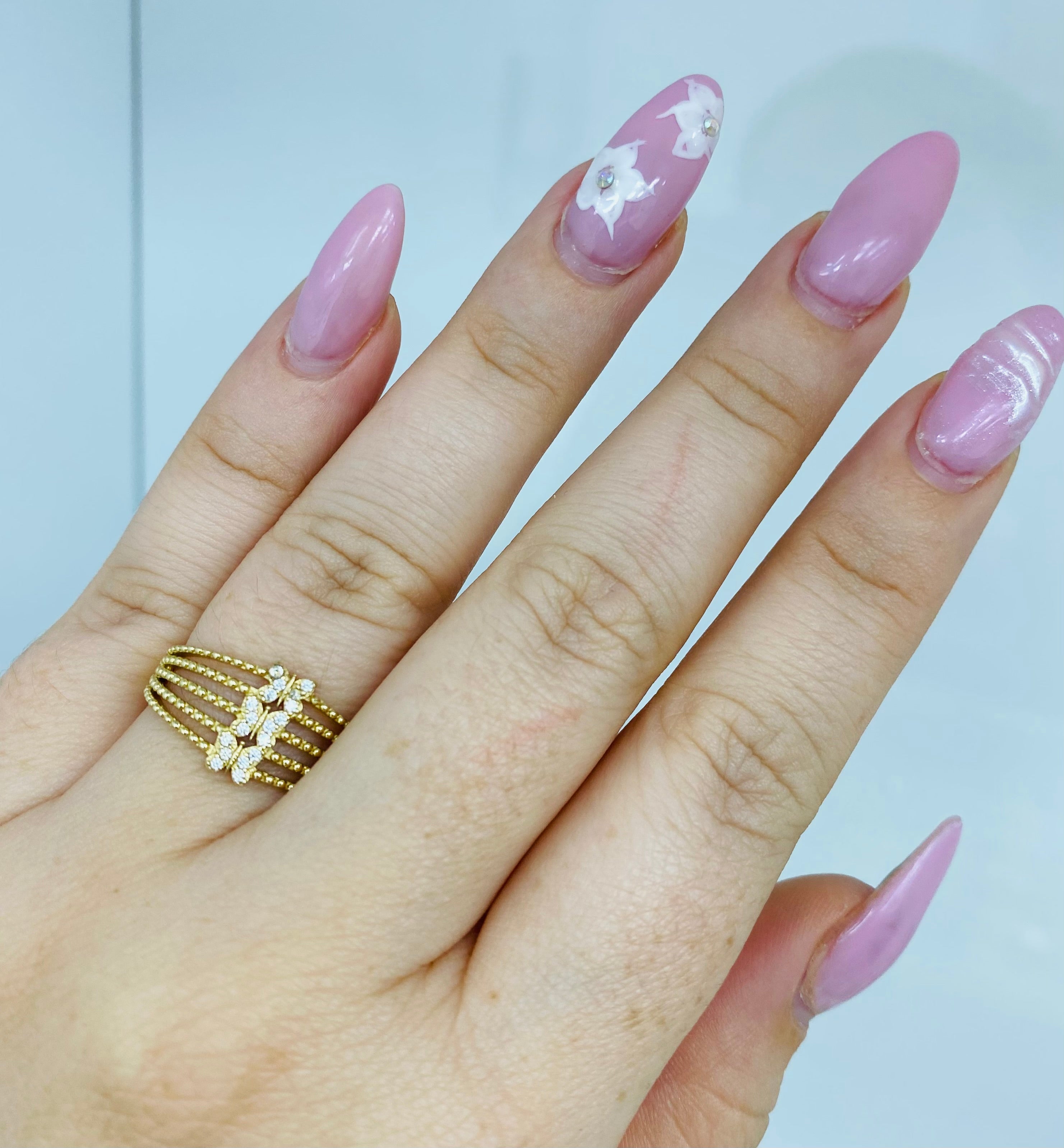 Anillo mariposas 10k