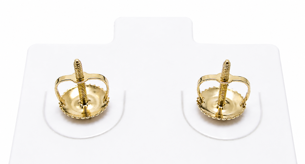 Aretes de Corazón 10k