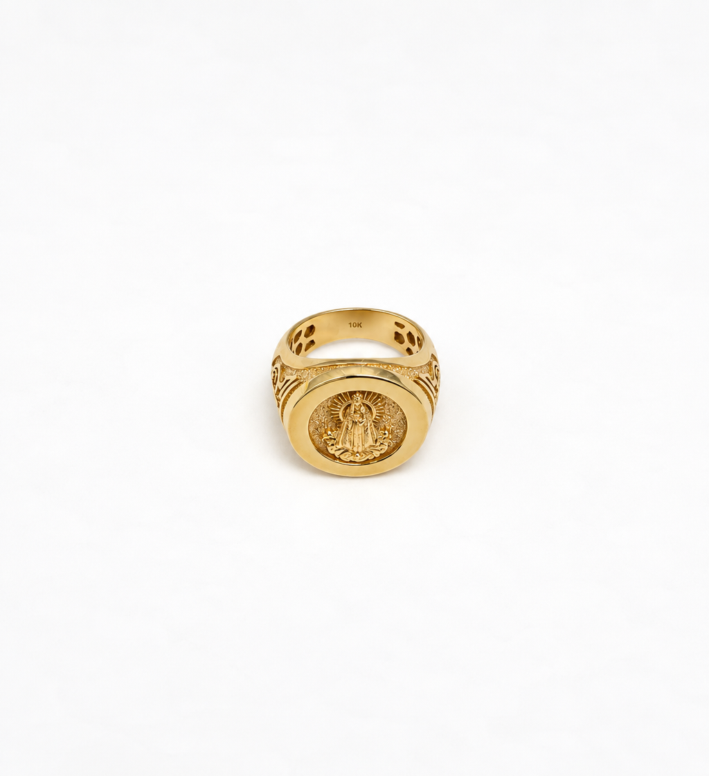 Anillo 10k Virgen de la Caridad
