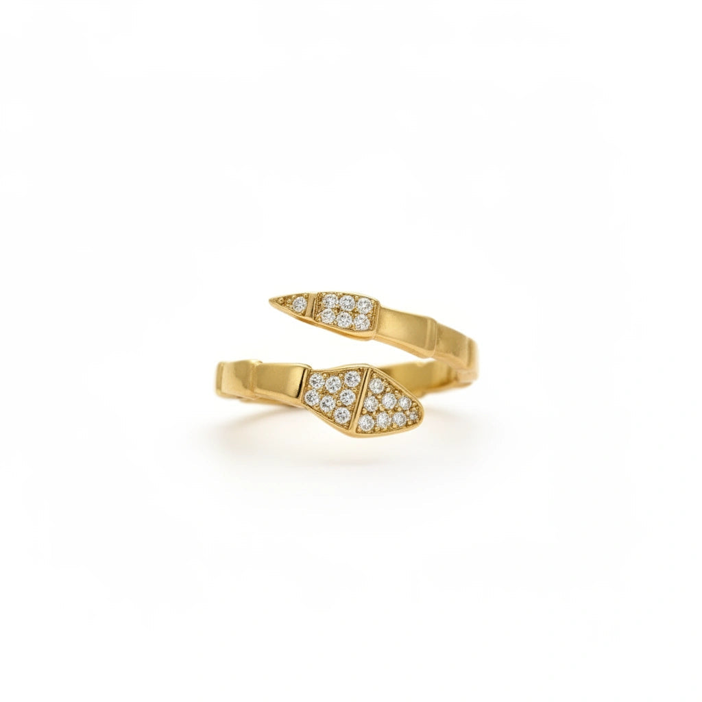 Anillo de serpiente 10K