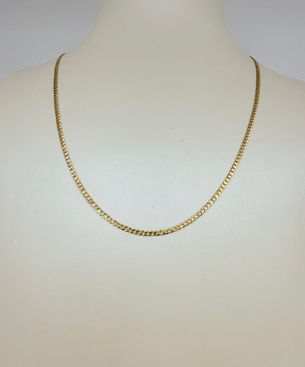 Cadena corte brillo 2mm 10k