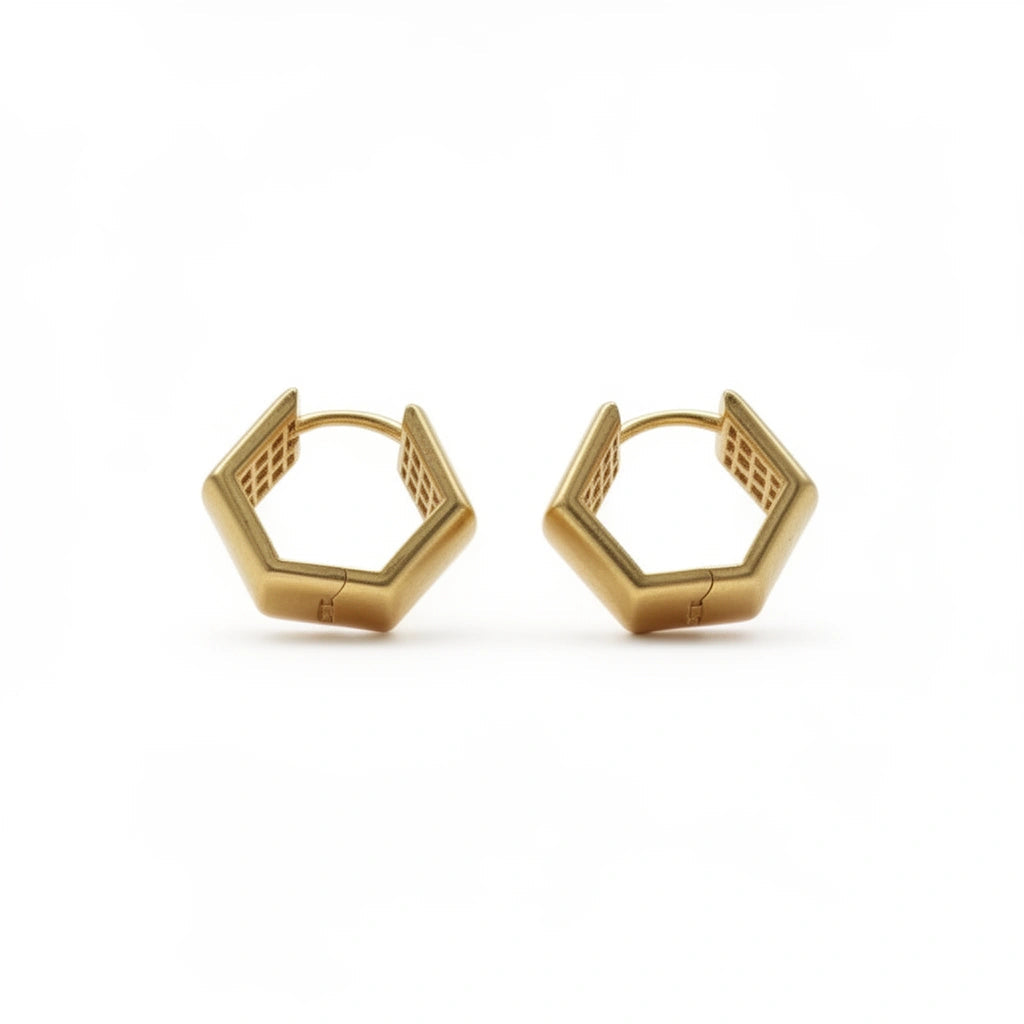 Argollas pequeñas 14k
