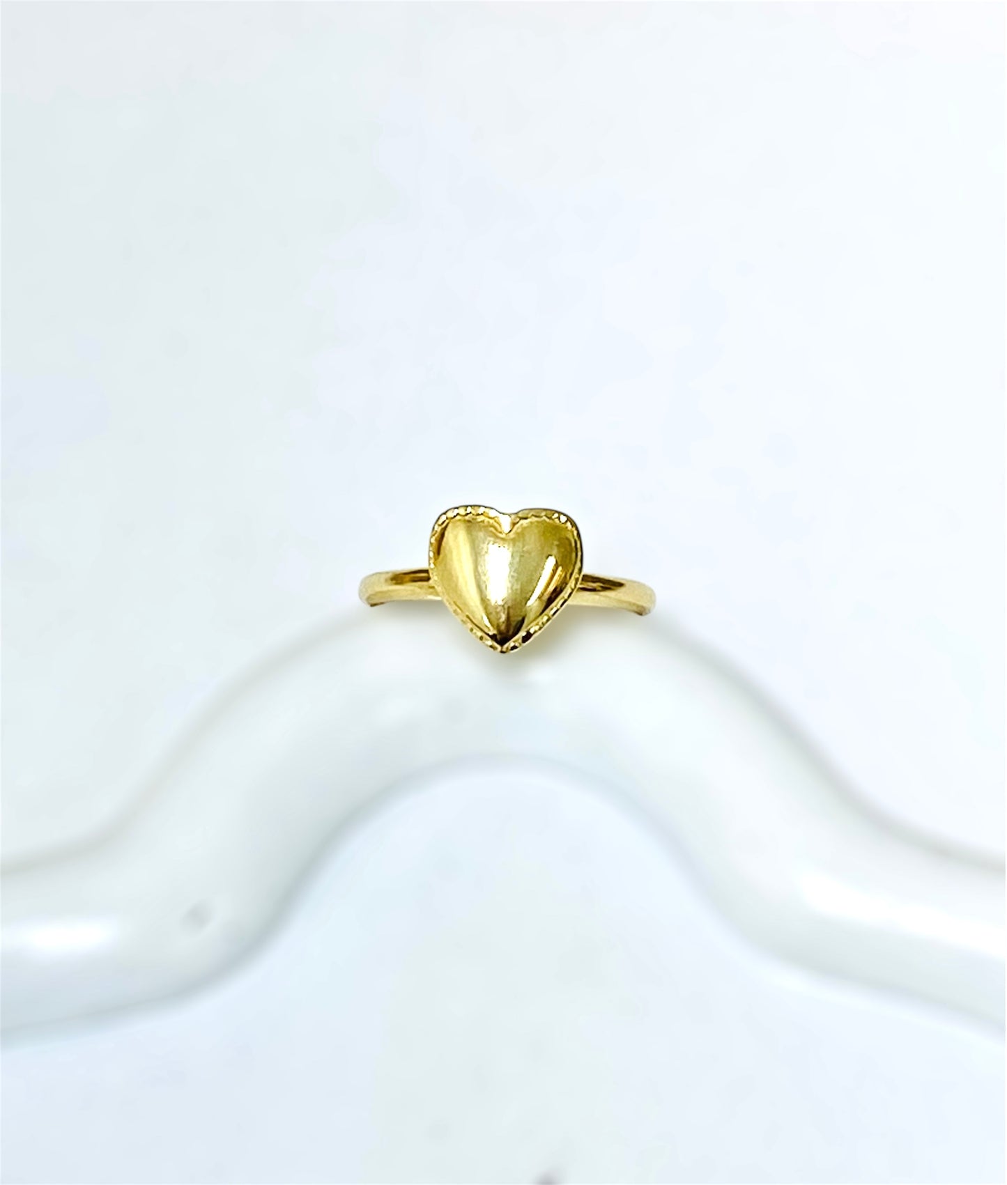 Anillo de corazón 14K