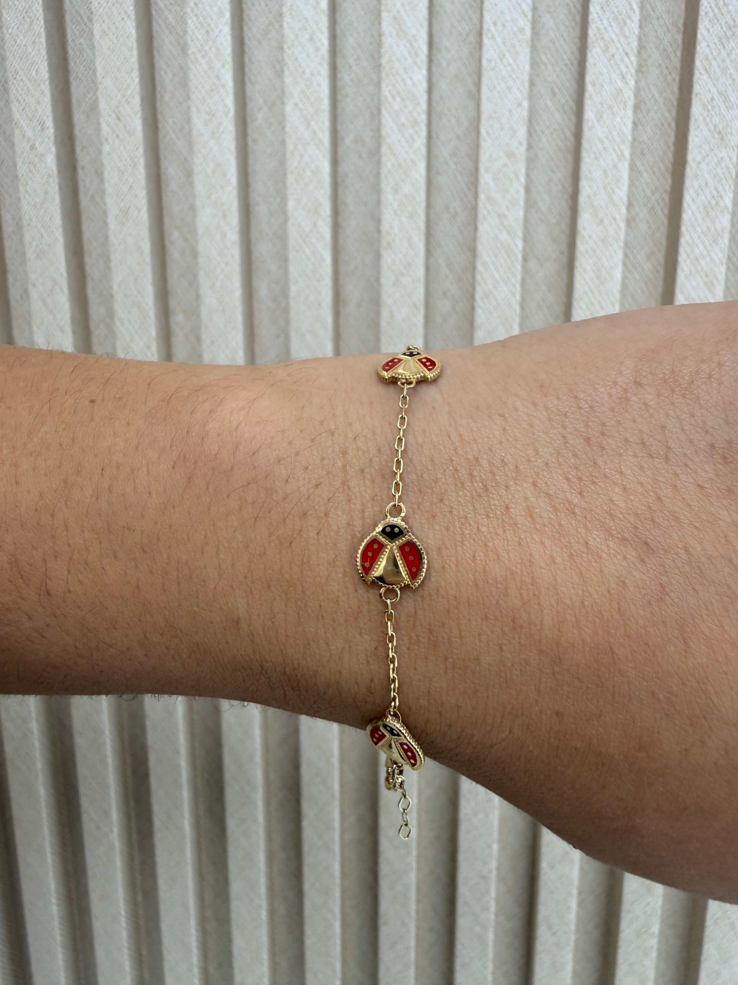 Pulsera Lady Bugs 10k